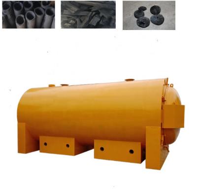 China Factory smoke purification system bamboo coconut shell charcoal horizontal airflow carbonization furnace factory price for sale