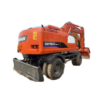 China construction wheel DoosanDH150W-7 0.6mÂ machinary excavator; ³ for sale