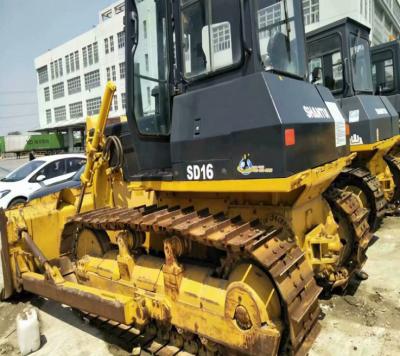 China Home use used bulldozer SHANTUI SD16 second hand crawler hydraulic DOZER sd22 sd32 for sale