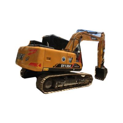 China Home Use Used Excavator 13 Tons SANY 135C With Good Performance And Cheap Price for sale