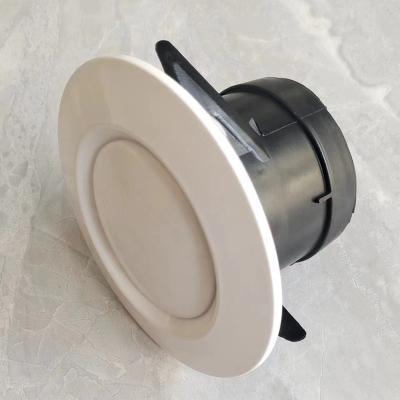 China Weather Resistant Plastic Snap On Round Ceiling Air Vent Covers Preventing Insects And Debris Entry With Modern Design for sale