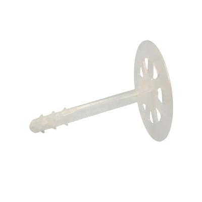 China Heat Resistant White Plastic Wall Insulation Anchors PE/PP Various Length Options for sale