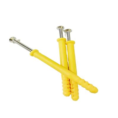 China Load Capacity Expanding Screws Plastic Anchor With Mating Screw Nail Length 30mm-300mm Customized Color for sale