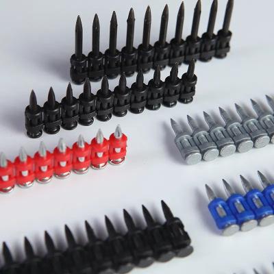 China Straight Shank Gas Nails Cold Galvanizing Steel Concrete Nails With Flat Head for sale