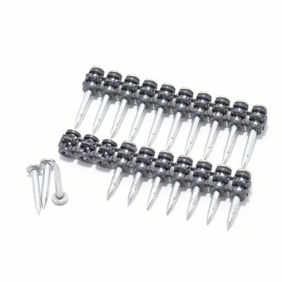 China OEM Available Gas Nails Series Cold Galvanized Row Nails With Smooth Shank for sale