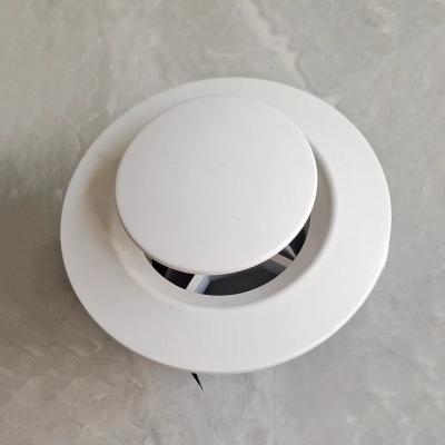 China Snap On Plastic Air Round Vent Cover / Outlet Cover With Insect Prevention And Weather Resistance for sale