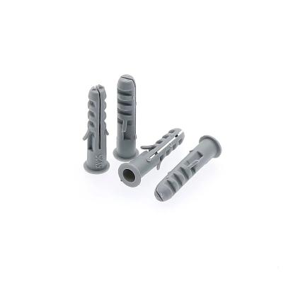 China Load Capacity Plastic Expansion Anchor Screw Weather Resistant With Inner Nail Concrete Wall Plugs for sale