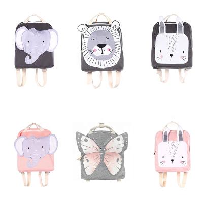 China Kindergarten INS Kids Backpack Toddler Kids Printing Bag Soft Animal Kindergarten Backpacks for sale