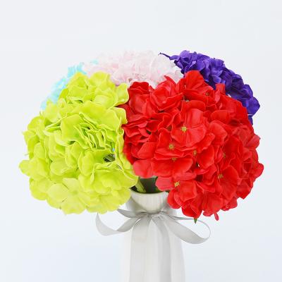 China Valentines Day Gifts 25pcs/Box Hydrangea Artificial Flower Soap Flower Head Scented Valentine's Day Gift for sale