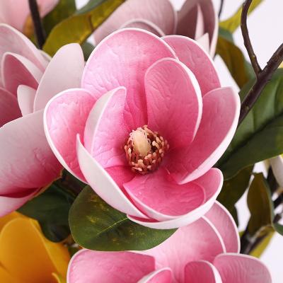 China Artificial Flower Home Decoration Valentines Day Gifts Cloth Orchid Orchids For Christmas Wedding Day Gift for sale