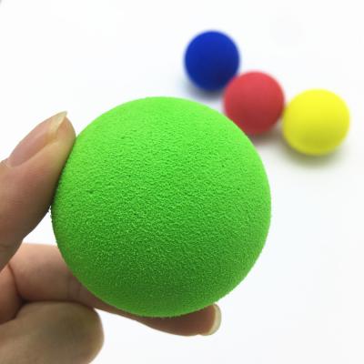 China Large Size 6cm 70mm Eva Soft Fam Ball Toy Custom Sponge Foam Rubber Ball for sale