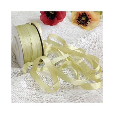 China Viable Wholesale Cheap Price Satin Ribbon Roll Custom Color Ribbon For Christmas Decoration for sale