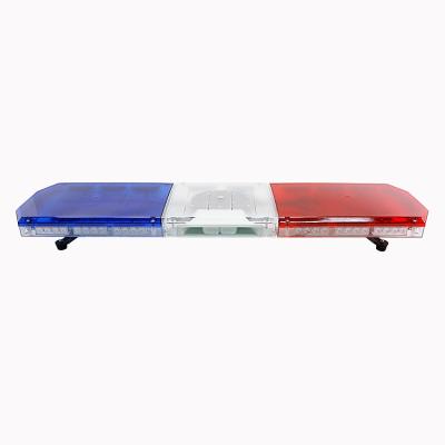 China PC Lens Car Warning Blue Led Police Beacon Light Flasher Bar for sale