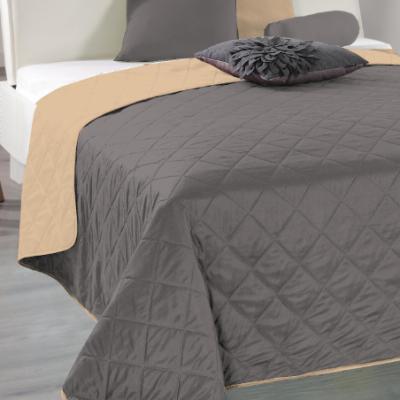 China Hotel / Custom Home Solid Color Quilted Ultrasonic Microfiber Comforter / Comforter Bedspread for sale