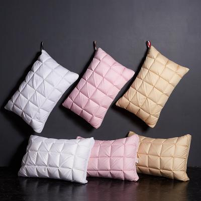 China OEM ODM cheap price low price 5 star hotel anti dust mite luxury duck goose feather pillow for sleep for sale