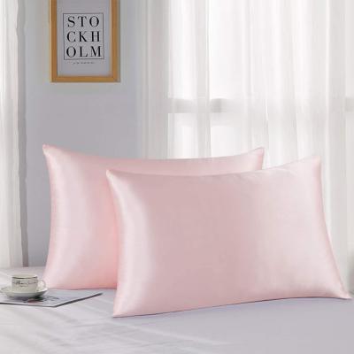 China Anti-Static Cool Soft 100% Mulberry Silk Pillow Case With Hidden Zipper Standard Size For Hair And Skin for sale