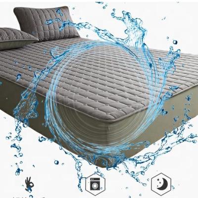 China Customized Colorful Quilted Waterproof Mattress Fabric Waterproof Mattress Protector for sale