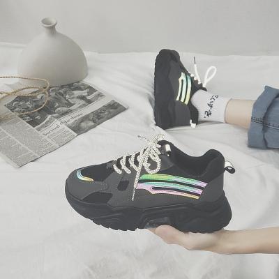 China PVC in stock pu sport fashion  women shoes for sale