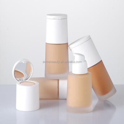 China OIL-CONTROL Custom Your Full Coverage Waterproof Matte Foundation Liquid Oil Free Logo Makeup Foundation Mineral Sunscreen Private Label for sale