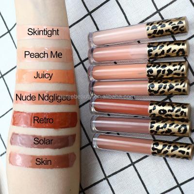 China Waterproof Wholesale Lip Gloss Matte Liquid Lipstick Bulk Lipgloss Non-Stick Private Label Lip Gloss Cup Lip Gloss for sale