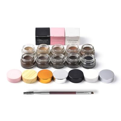 China Waterproof 10 Colors Brow Filler Brow Filler Private Label Brand Eyebrow Pomade waterproof gel cejas for sale