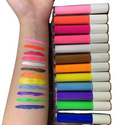 China Hot Selling Waterproof Fluorescent Liquid Eye Liner Coating Liquid Eyeliner Waterproof Fluorescent OEM for sale