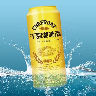 China Light Cheerday Lager 5%vol 500ml 1*12 Can Asian Lager Beer Natural Light Lager Beer for sale