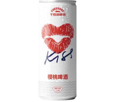 China Light Cheerday Cherry Lager 3.8%vol 330ml 1*12 smooth can fruit beer for sale