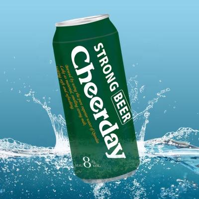 China Strong Cheerday Lager 8%ABV Can Lager Beer for sale