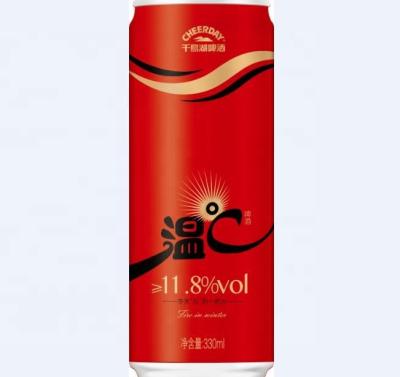 China Brew Cheerday Beer Canned Super Potent Beer / Strong Beer 11.8%vol Ginger Beer for sale