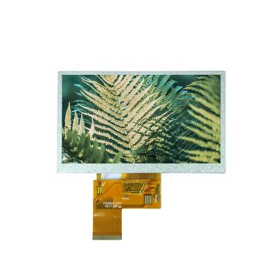 China IPS 5inch 800X480 24Bits RGB 40pin ST7262 480nits Color Screen TFT LCD Module Display Capacitive Touch for sale