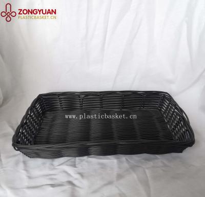 China New Arrival Viable Hot Sale Rectangular Rattan Woven Storage Wicker Basket for sale