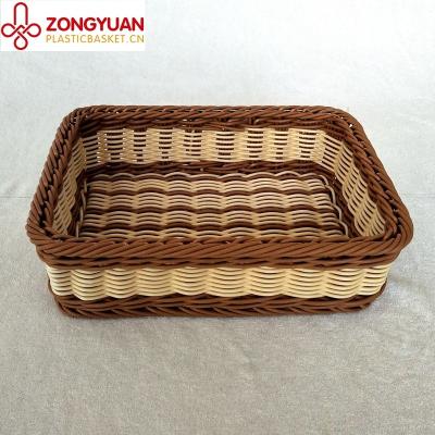 China Wholesale viable bread/fruit/food storage basket gift shop basket for sale