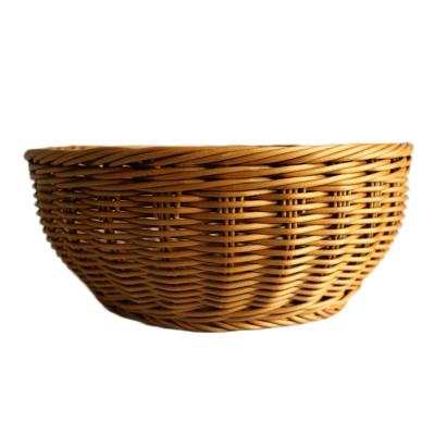 China Viable Craft Rattan Storage Plastic Basket for sale