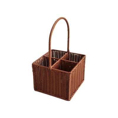 China Sustainable Modern Home Design Picnic Wine Storage Basket for sale