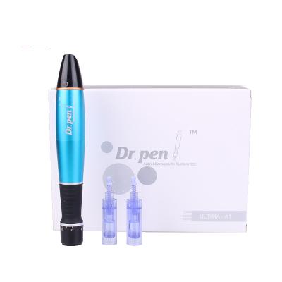 China The forehead lines of Anti-puffiness wrinkle Dr. electric pen A1 GHY-604 microneedle cordless derma pen for sale