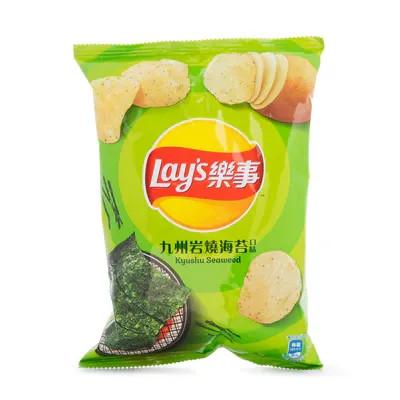 China Lays Kyushu Seaweed Potato Chips - Pack 34g - Upgrade Your Wholesale Assortment of Asian Snacks for Global Distribution. zu verkaufen