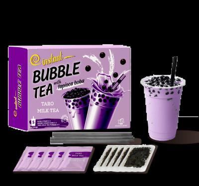 China Premium Supply - Bubble Tea kit boba tea kit 5 serves - Taro Milk Tea Set. Milk Tea set. for sale