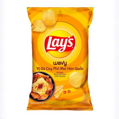 China Lay's Korean Spicy Chicken mit Käsechips in großen Mengen - 40 PCS x 90g Verpackungen für Einzel- und Großhandelsmärkte zu verkaufen