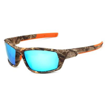 China Wholesale New Men's Custom Logo Outdoor Vintage Riding Camouflage Sports Anti UV Shade Polarized Sunglasses for sale