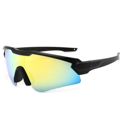 China Anti UV New Arrive Popular Half Frame Logo Motorcycle Running Glasses Sport Sunglasses Custom Made Polarized for sale