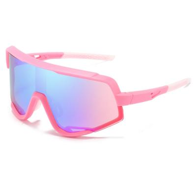 China New Women's Anti New Big Frame Rose Logo Men Hot Sell Sun Glasses Custom Sport UV Black Color Outdoor Support for sale