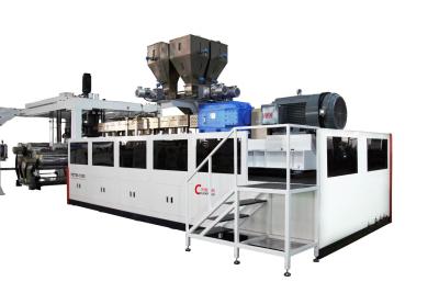 China PMMA GPPS-Produktionslinie für Kunststoffplatten Extrudermaschine 550kg/h 700kg/h 900kg/h zu verkaufen