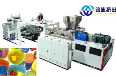 China Single Screw PP PE ABS Thick Sheet Extrusion Machine Plastic Board Production Line for sale