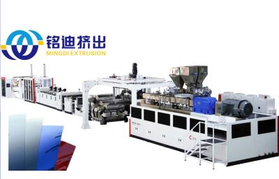 China PC PMMA PS MS Transparante platenproductielijn Plastic Sheet Extruder Te koop