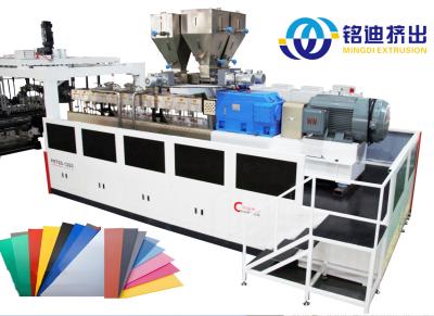 China PET PLA PP PS Plastic Sheet Extruder, Productielijn voor meerdere lagen co-extrusie van platen Te koop