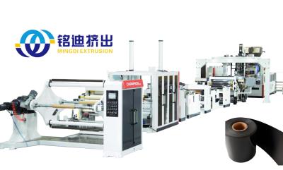 China Multi Layers Single Screw Plastic PP PS Sheet Extrusion Line for Thermoforming Products for sale