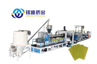 China PC PMMA PS Transparante Plastic Sheet Extruder Machine 1220mm Volledig Automatisch Te koop