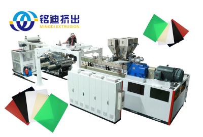 China ABS TPO EVA-Plastikplatten-Extrusionsmaschine 550-750Kg/h Automation individuell angepasst zu verkaufen