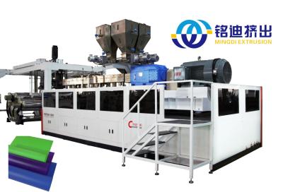 China PLA PET Sheet Twin Screw Extrusion Line , 0.05-2.5mm Sheet Dual Screw Extruder for sale